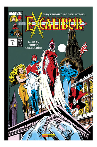 Libro Marvel Gold Omnibus Excalibur 1. The Sword Is Drawn...