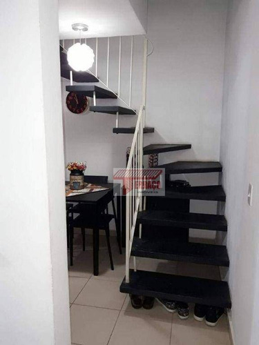 Imagem 16 de 30 de Cobertura Com 3 Dormitórios À Venda, 85 M² Por R$ 380.000,00 - Parque São Vicente - Mauá/sp - Co0739