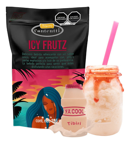 Tibiri Contenti Icy Frutz Yacool 125g  Prebióticos Exquisito