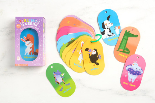 Tarjetas Flash Emociones Para Niños Multicolor 24 Piezas