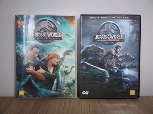 Imagem 3 de 8 de Lote Coleção 5 Dvds Jurassic Park Originais, Dublados