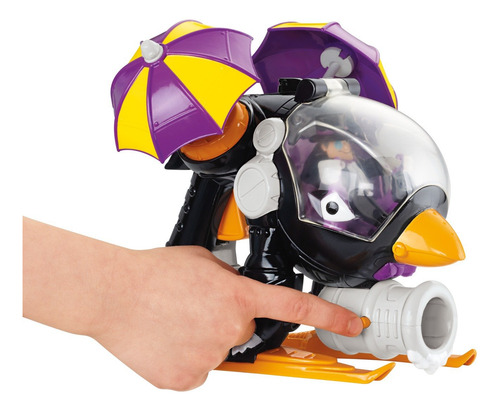Helicóptero Pingüino Imaginext Dc Super Friends De Toy Fishe