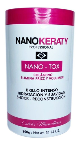 Nanobotox Reparación Profunda Y Matizador 900gr Brasileño