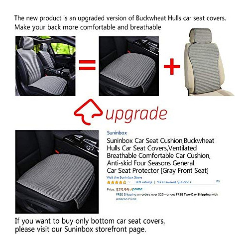 Fundas De Asiento De Coche, Suninbox Buckwheat Hull, Univers