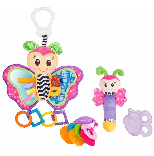 Set De Muñecos Butterfly Teether Pack Playgro