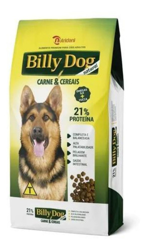 Billy Dog Ração Para Cães Adulto 15kg