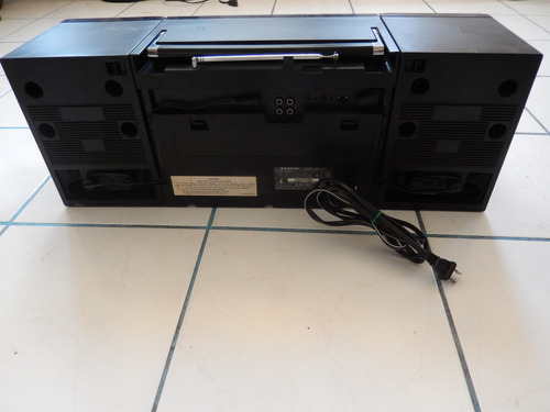 Sanyo C35 Boombox Radio Grabadora Doblle Cassettera Japones Negro (Usado)