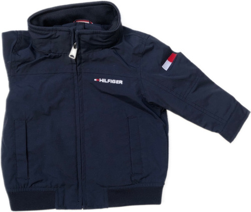 Campera Friza  Corderito Capucha Tommy Hilfiger  Niño Bebe