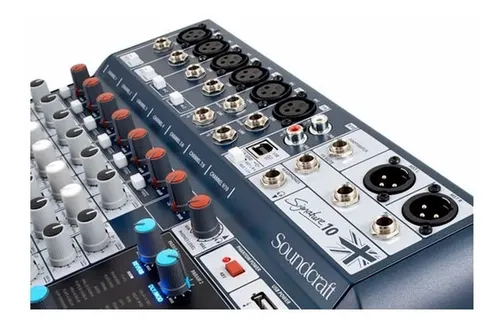 Console Soundcraft Signature 10 de mistura | MercadoLivre