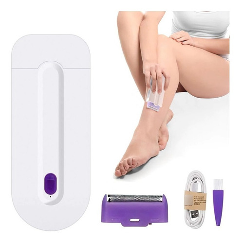 Depiladora Recargable Usb Sensor Luz Láser Removedor Vello