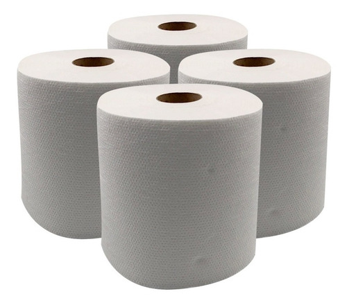 Toalla Papel Absorbente 100mts X 4 Rollos Ecosoft (nova Home