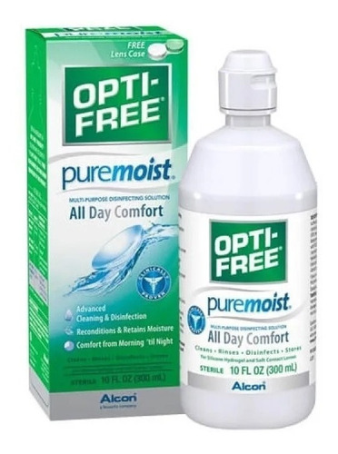 Opti Free Puremoist 300 Ml Solución Lentes De Contacto