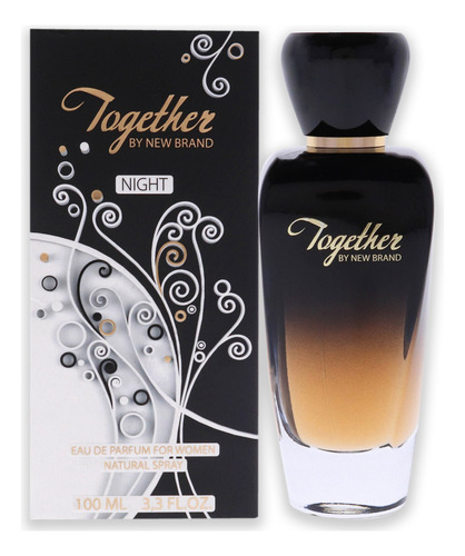 Perfume New Brand Together Night Eau De Parfum 100ml Para Mu