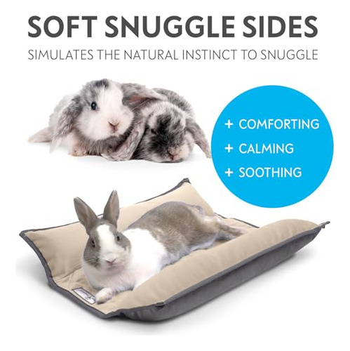 Cama De Conejo Reversible Para Mascotas, Forro Polar