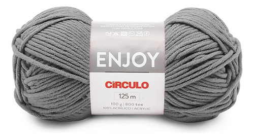 Fio Enjoy Circulo 100g 125 Metros Tex 800 Crochê E Tricô Cor 8254- Lancaster
