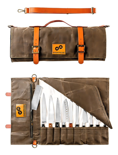 Bolsa Para Cuchillos Everpride, De Lona, Cap 10 Cuchillos