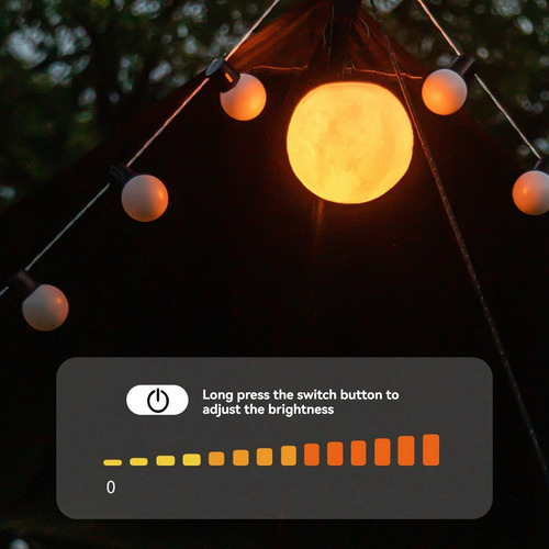 Luz Led Para Acampar Al Aire Libre, Impermeable, Colgante, L
