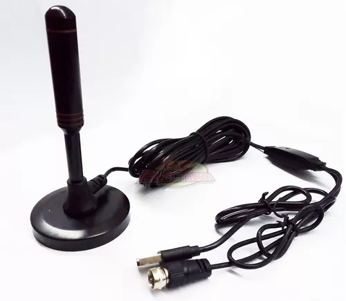 Antena Interior Tda - Dvbt Cable 5 Metros Iman Y Buster Usb