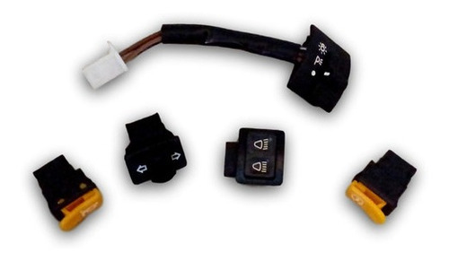Imagen 1 de 4 de Kit Botones Moto 110 Arranque, Bocina,  Señaleros Y Luces