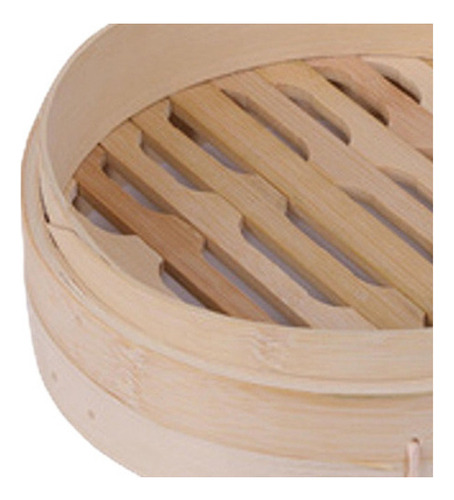 Vaporizador De Bambú Para Dumplings, Vaporizador Para Suma Color 13cm Frecuencia As Described