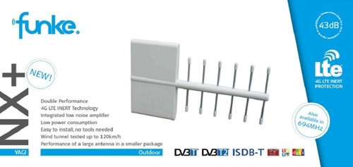 Antena Funke Yagui Nx Tda Lte Inert Exterior
