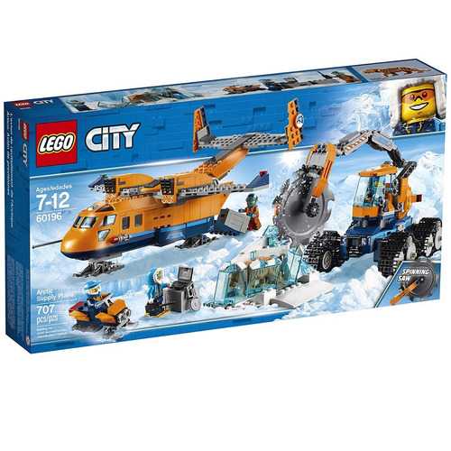 Lego 60196 City Ciudad Arctic Supply Plane
