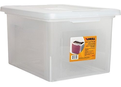 Imagen 1 de 1 de Caja De Archivo De Caja De Almacenamiento Lorell, Transparen