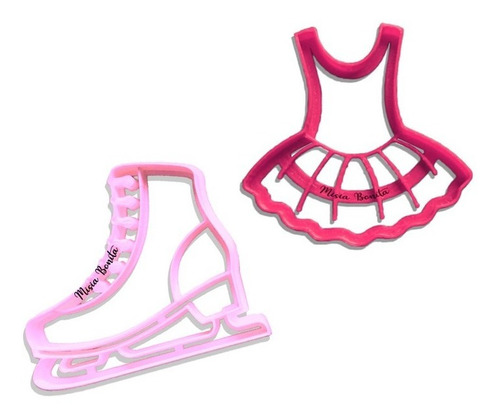 Kit Patinaje Sobre Hielo Cortante Galleta Molde Reposteria