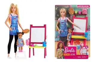 Boneca Barbie Profissões Professora De Artes - Mattel