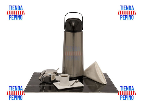 Termo Termolar Lumina Bomba Acero Inox 1,8 Litros Tienda Pepino Frio Calor Temperatura Catering Vidrio