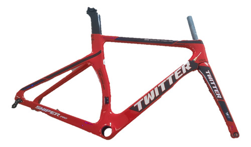 Cuadro Ruta Carbono Twitter Sniper Disc Boost + Horquilla