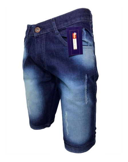 shorts jeans masculino mercado livre