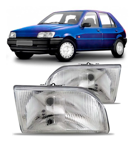 Par Farol Ford Fiesta 1994 1995 1996 Cromado