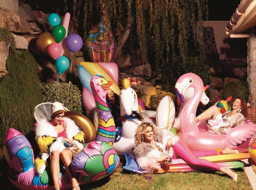 Imagen 6 de 8 de Flotador Avestruz 190cm Multicolor Inflable Bestway 41117