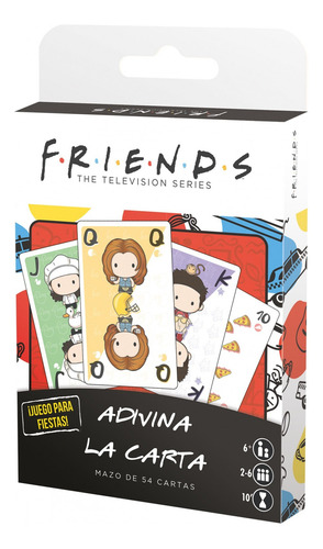 Friends Adivina La Carta - Juego De Cartas En Español