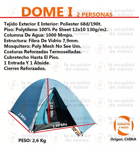 Carpa Waterdog Dome II