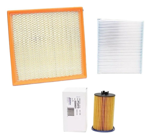 Kit Filtros Cruze 1.8 Aire, Aceite, Habitaculo Gm Gm