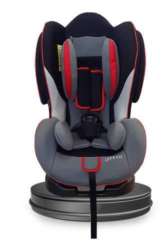 Silla De Auto Butaca Hb-07 Color Gris - Rojo Ukpram