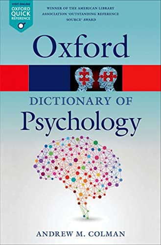 A Dictionary Of Psychology (oxford Quick Reference), De Colman, Andrew M.. Editorial Oxford University Press, Tapa Blanda En Inglés