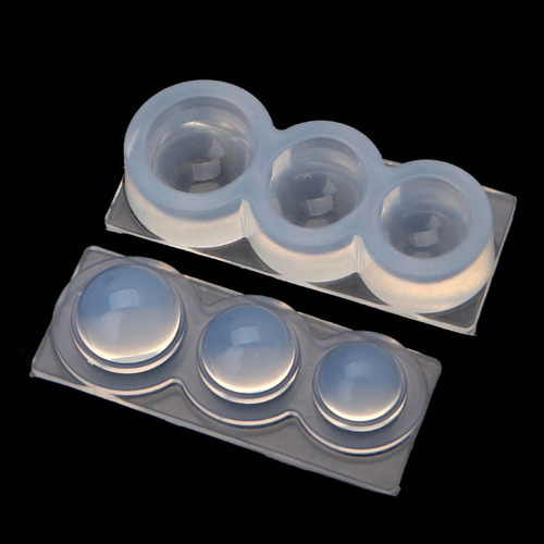 Moldes De Silicona Estéreo Con Forma De Esfera Hueca Para Fu