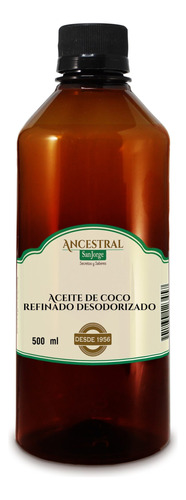 Aceite Coco Refinado Desodorizado 500 Ml