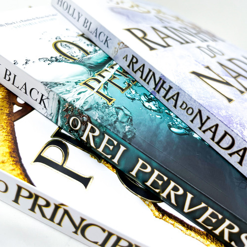 O Príncipe Cruel + O Rei Perverso + A Rainha Do Nada - Vol. 1, 2 E 3 - O Povo Do Ar - Holly Black - 3 Livros Físicos