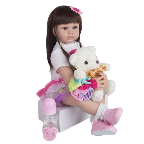 Muñeca Reborn Realista 60cm Envío Rápido Desde Chile Niña