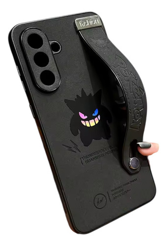 Funda Case Para Samsung Galaxy A56 Pokemon Negro Gengar