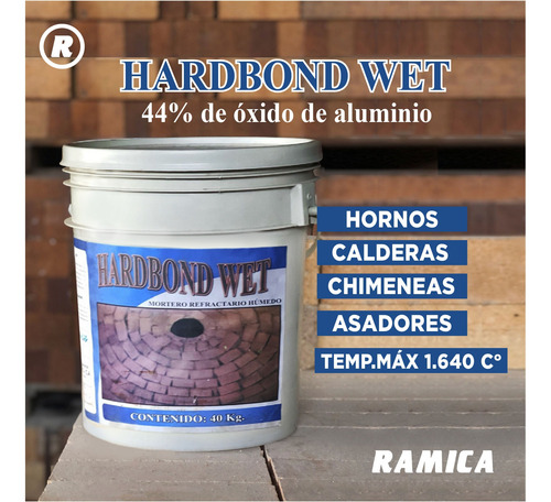 Mortero Refractario 40kg Ramica