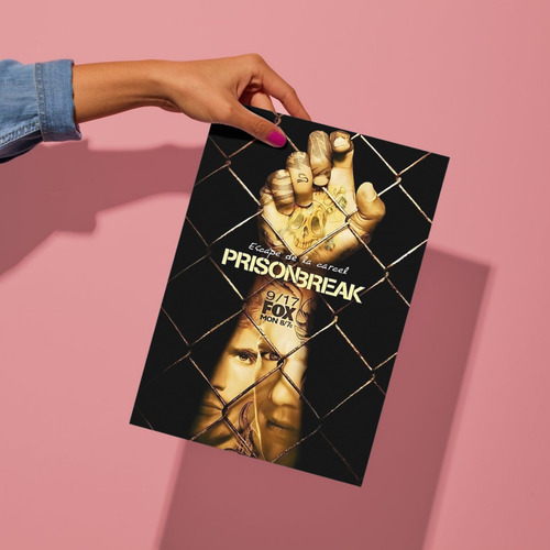 Cuadro En Aluminio 40x30 Prison Break Afiche Serie