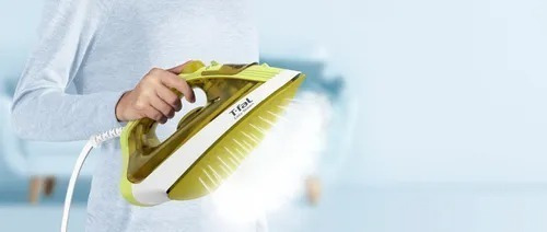 Plancha De Vapor Xl Ceramica 1200w Easy Steam Tefal T-fal Verde Musgo 120v