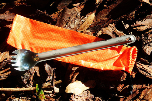 Savior Survival Gear Titanium Spork - Lightweight Multi-purp