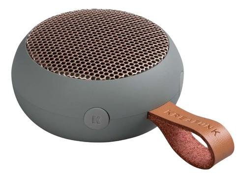 Kreafunk Ago2 - Altavoz Bluetooth Portátil, Gris, Resistente 110v