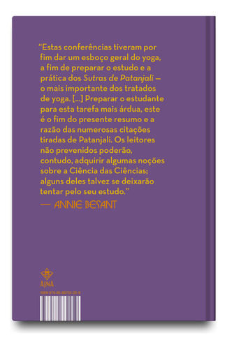 Introdução Ao Yoga, De Annie Besant. Editorial Ajna Editora, Tapa Dura, Edición 1 En Português, 2024